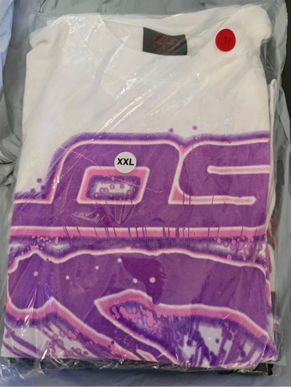 Vibrant Purple & Pink Graphic Tee